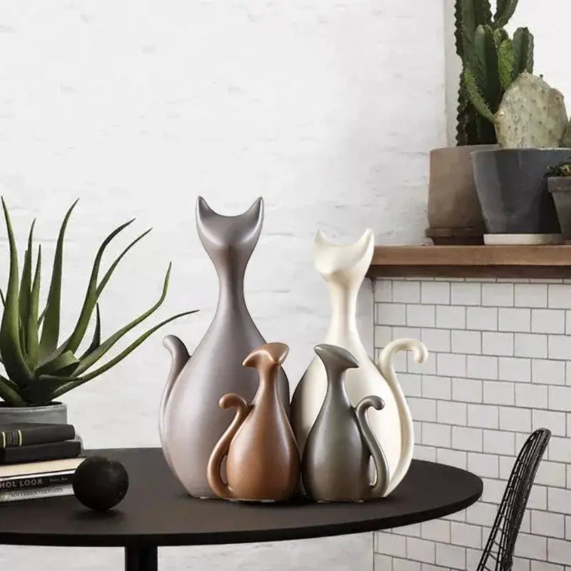 Ceramic Figurines - Modern Ceramic Small by House Of Avana
