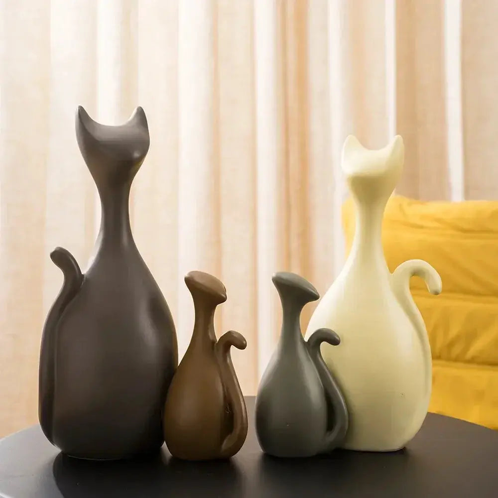 Ceramic Figurines - Modern Ceramic Small by House Of Avana