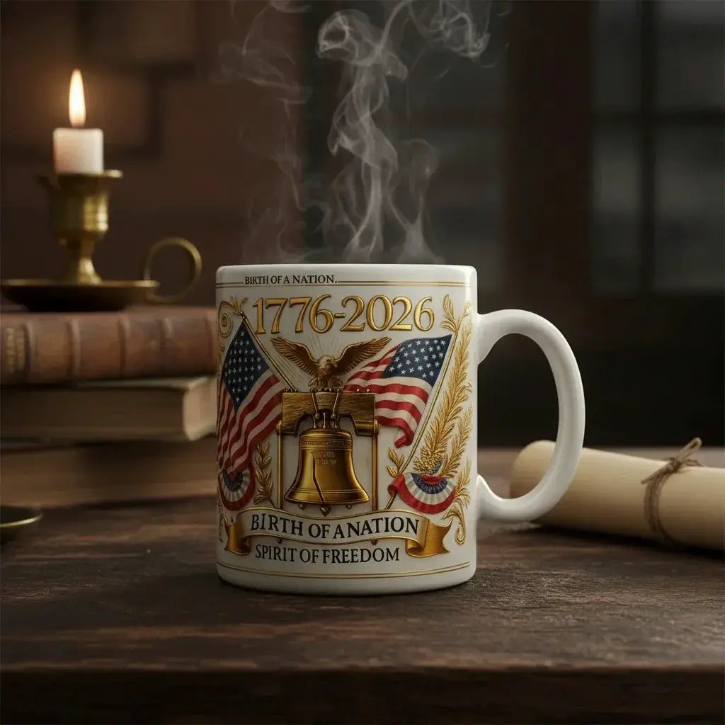 Ceramic Mug - Patriotic Ceramic 14oz by House Of Avana