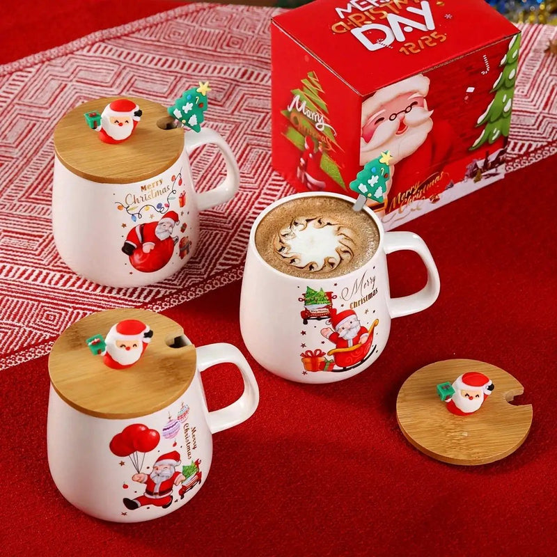Ceramic Santa Claus Mug - Christmas Gift Set by House Of Avana