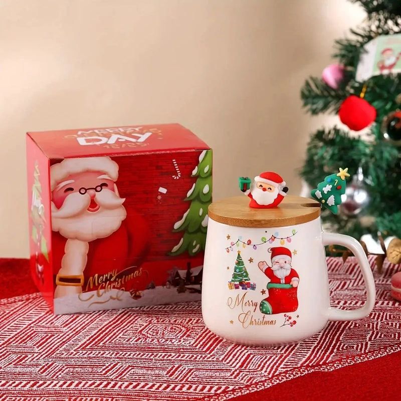 Ceramic Santa Claus Mug - Christmas Gift Set by House Of Avana