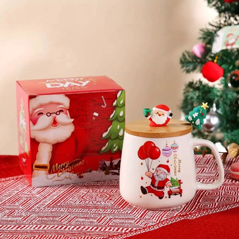 Ceramic Santa Claus Mug - Christmas Gift Set by House Of Avana
