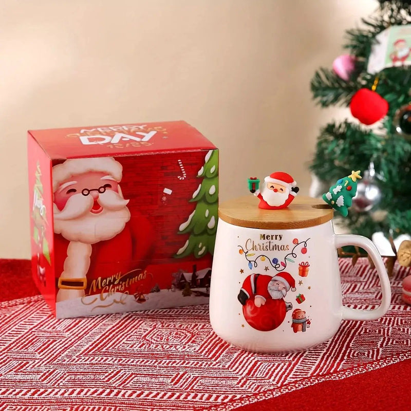 Ceramic Santa Claus Mug - Christmas Gift Set by House Of Avana