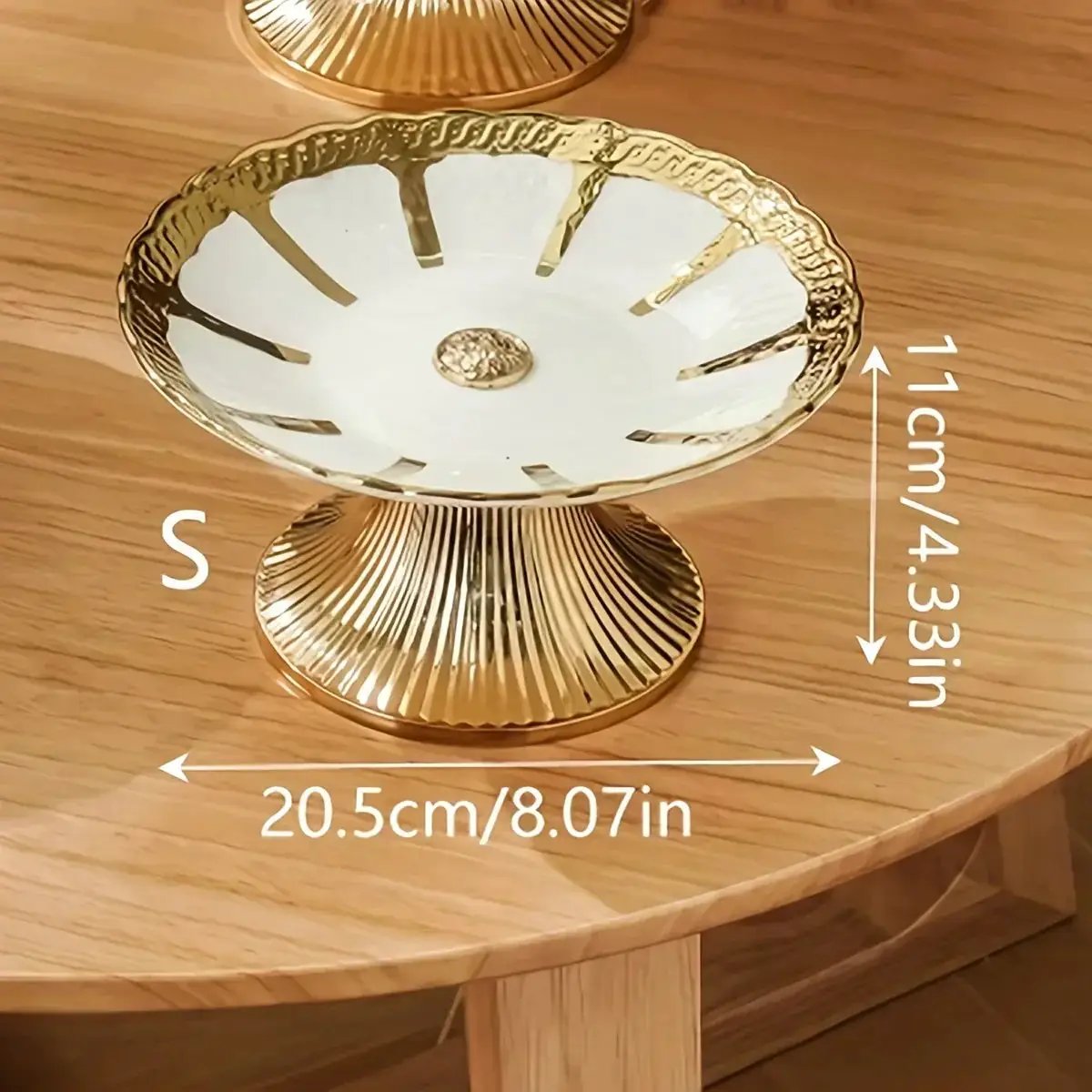 Ceramic Tray - Decorative Ceramic White by House Of Avana