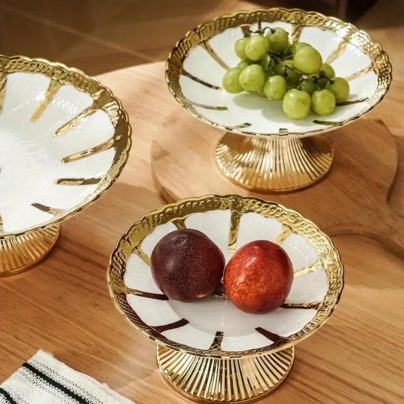 Ceramic Tray - Decorative Ceramic White by House Of Avana