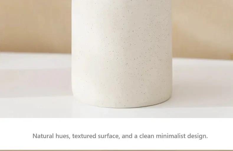 Ceramic Vase Set of 3 Modern Boho Style Vases by House Of Avana