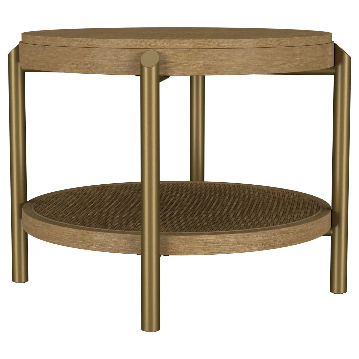 Benson - Round Coffee And End Table Set by HouseOfZazla