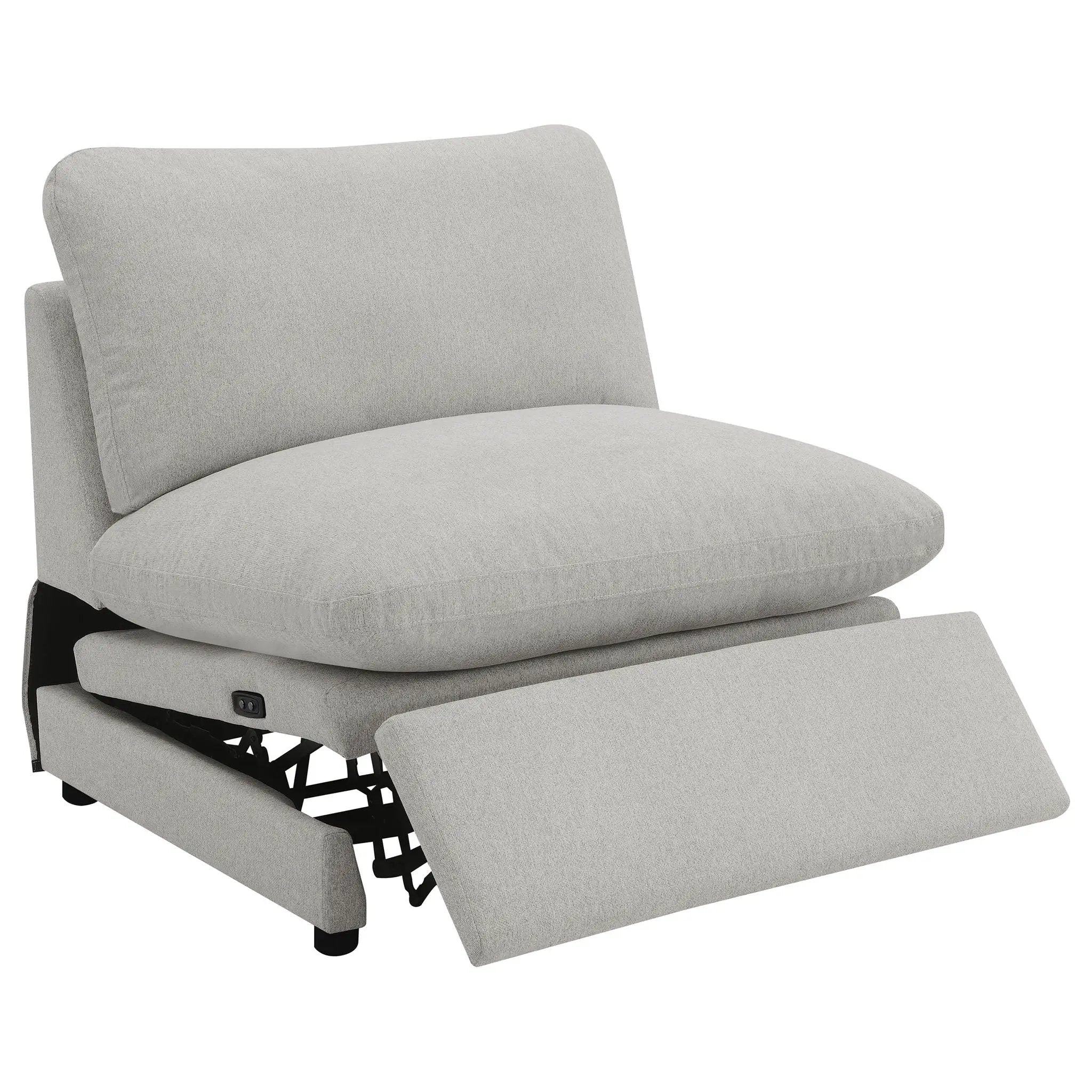 Collins 5-piece Modular Power Reclining Sectional Grey by Unique Piece Furniture