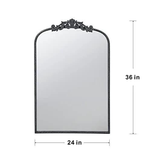 The Baroque Ébonisé™ Grand Wall Mirror by HouseOfZazla