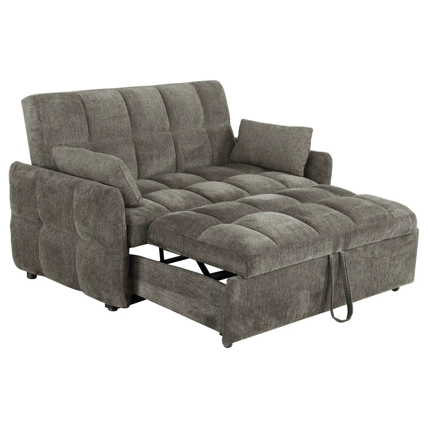 Alvara - Tufted Cushion Pull Out Sleeper Sofa Bed by HouseOfZazla