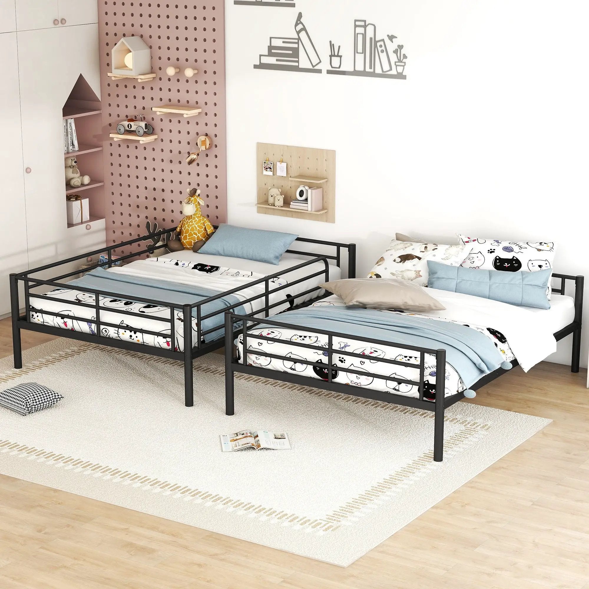 Steel Construction Bunk Bed by Unique Piece Furniture