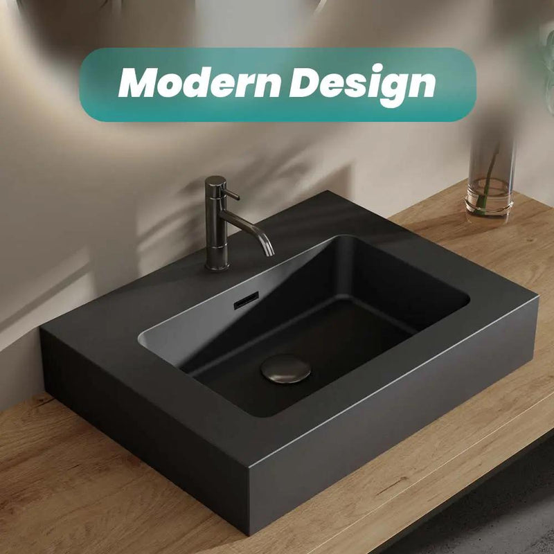 BB02-24-109 Integrated Engineered Solid Surface Basin Matt by HouseOfZazla