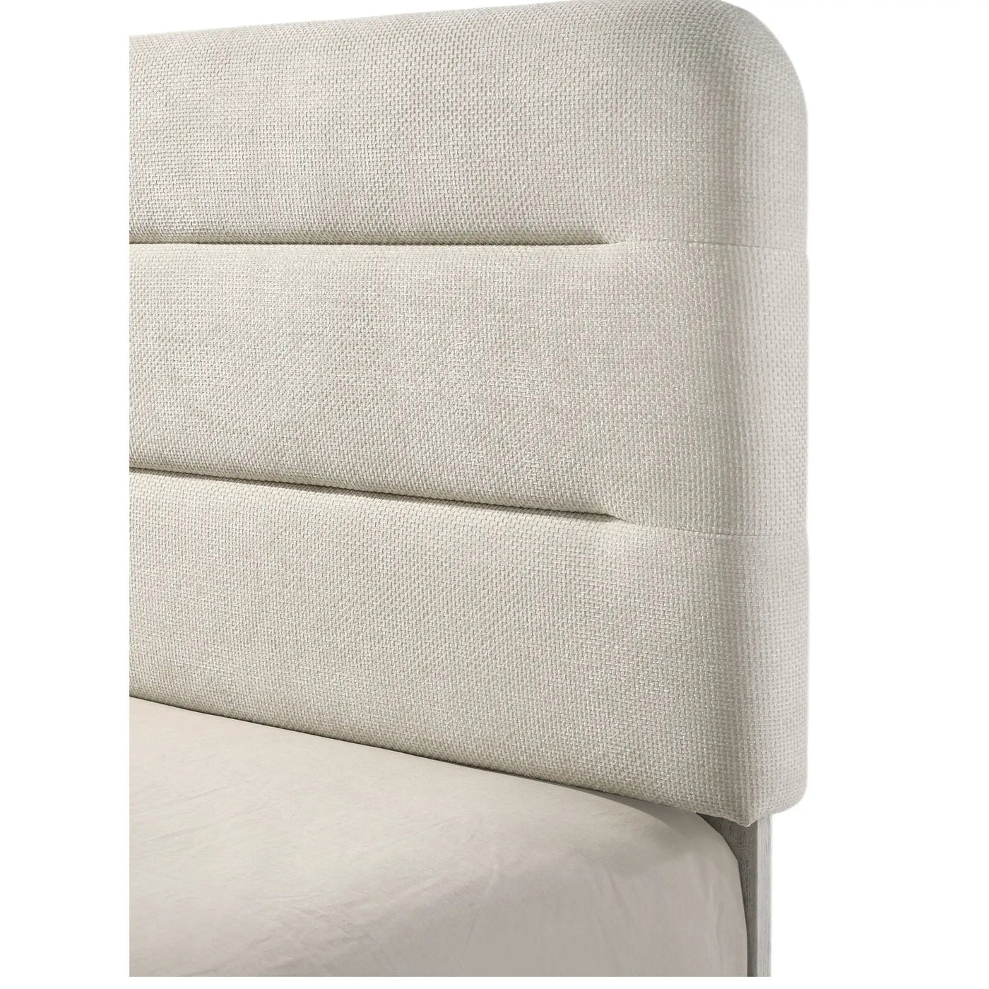 Upholstered Panel Bed, Sleek Lines by HouseOfZazla