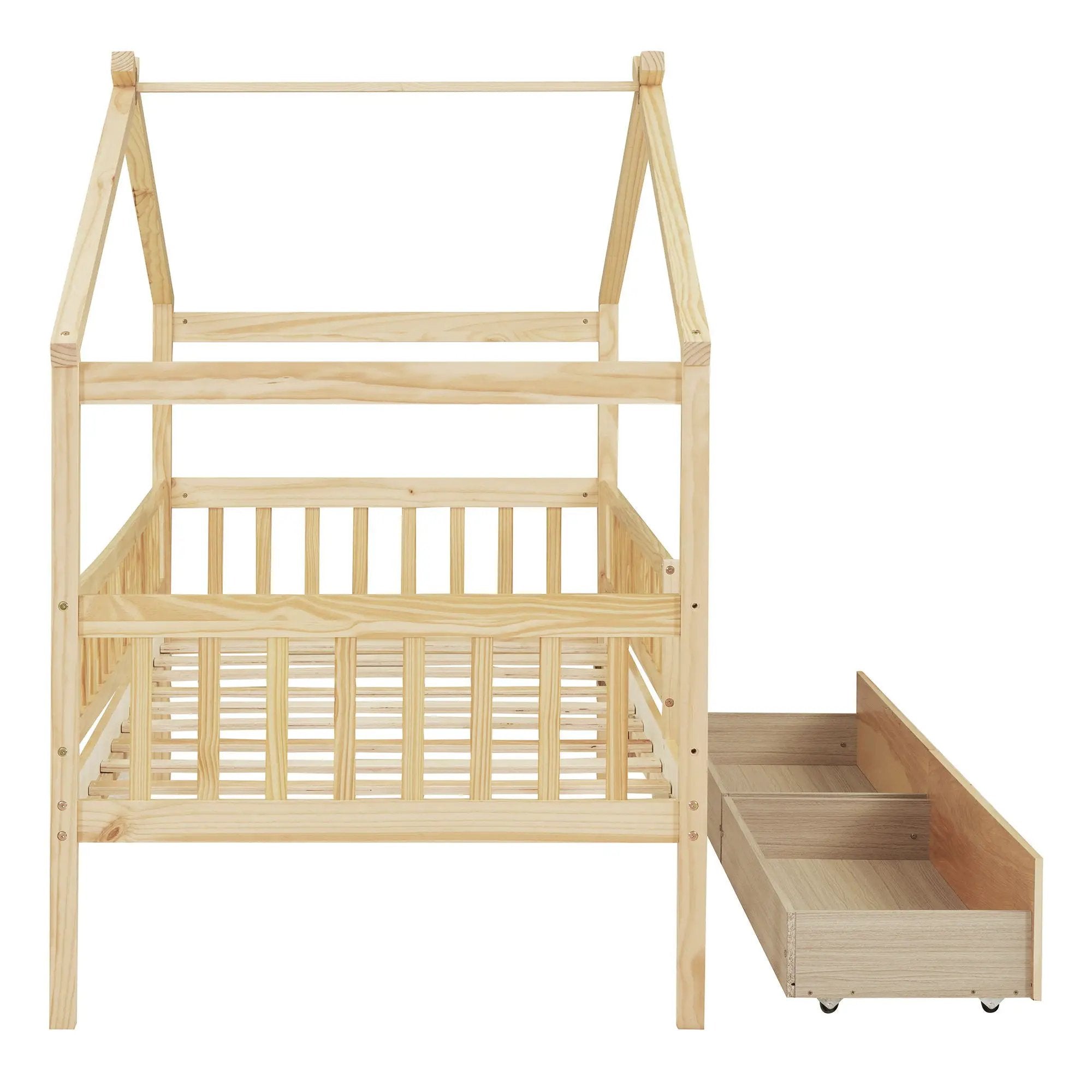 House Bed With 2 Drawers by Unique Piece Furniture