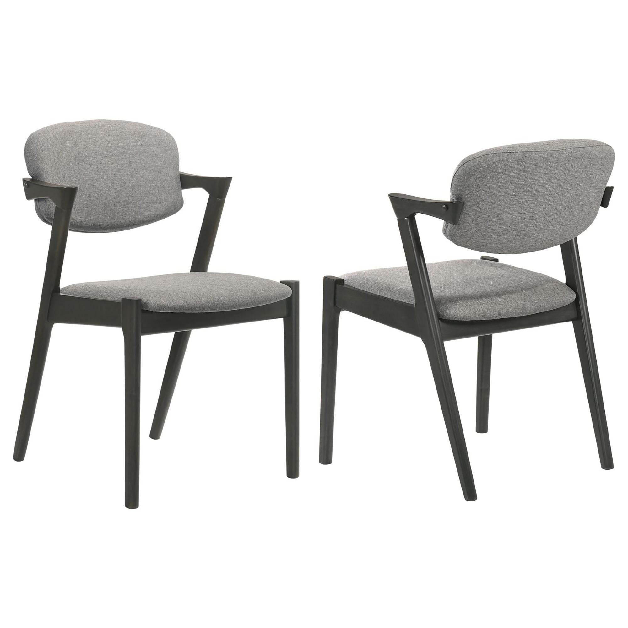 Modern Dining Chair And Zigzag Arm Design (Set of 2) by HouseOfZazla