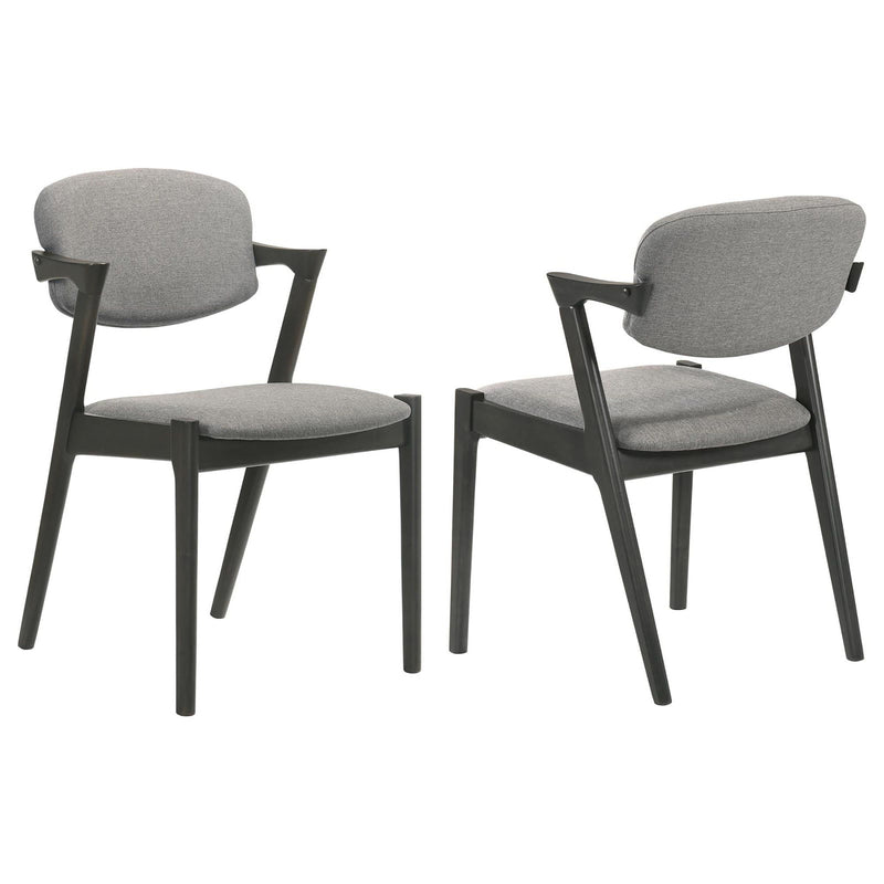Modern Dining Chair And Zigzag Arm Design (Set of 2) by HouseOfZazla