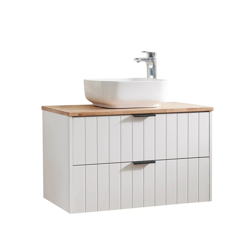 32-Inch Double Drawer Wall-Mounted Bathroom Vanity by HouseOfZazla