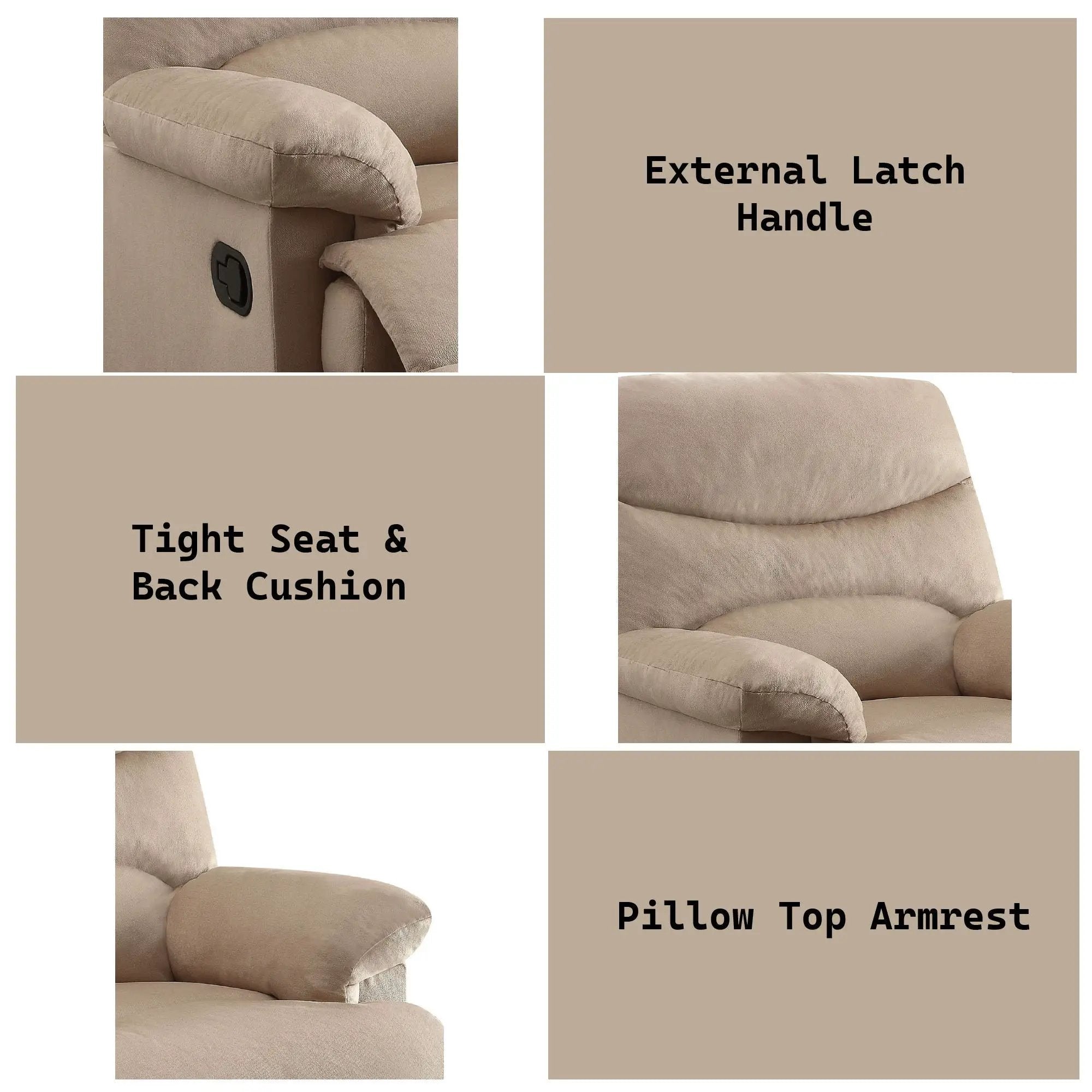 Arcadia - Woven Motion Recliner by Unique Piece Furniture