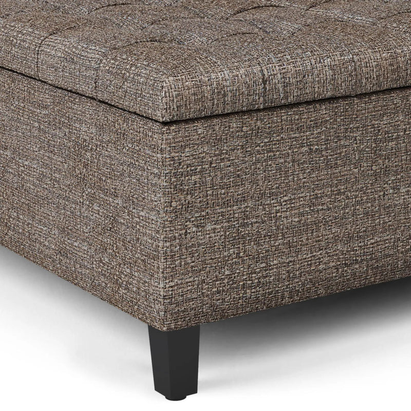 Harrison - Upholstered Coffee Table Storage Ottoman by Unique Piece Furniture