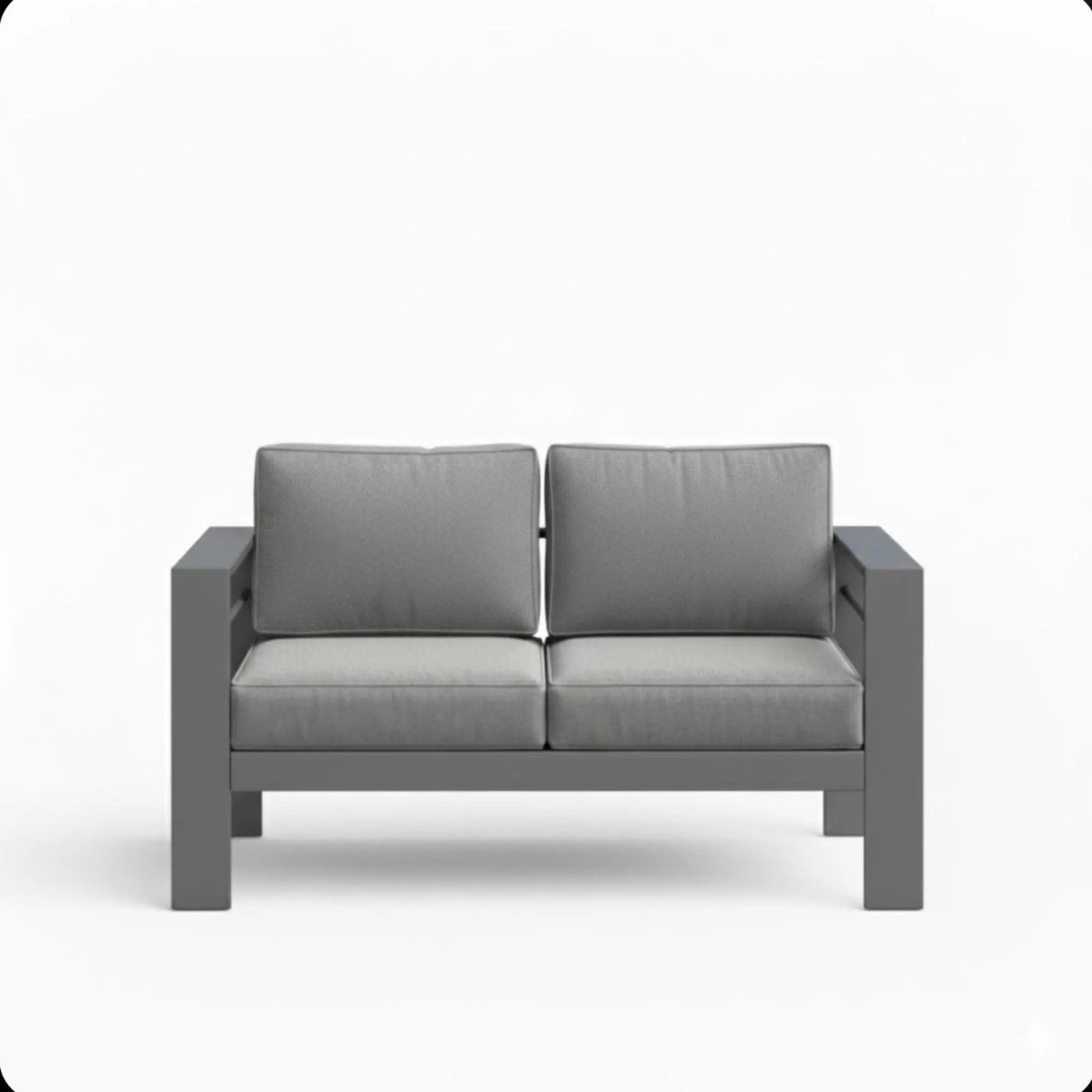 All-Weather Patio Loveseat With Thick Cushions by HouseOfZazla