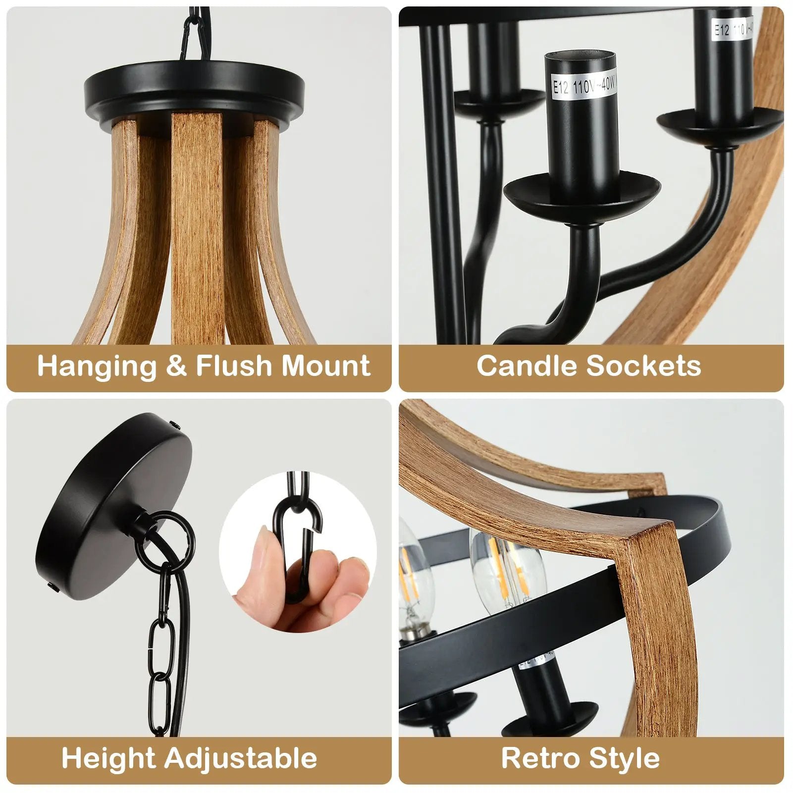 5-Light Modern Chandeliers by HouseOfZazla