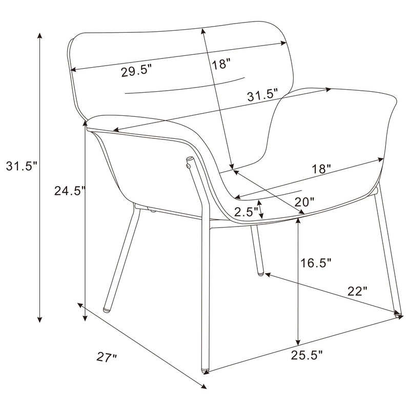 Davina - Arm Accent Chair by HouseOfZazla