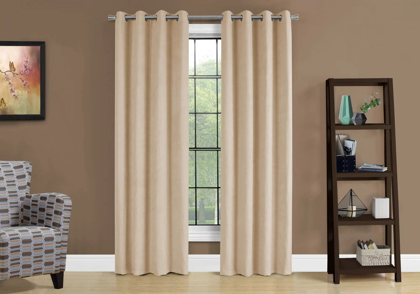 2 Pieces Set Room Darkening Curtain Panels with Grommet by HouseOfZazla