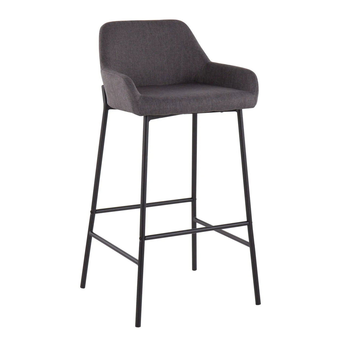 Daniella - Industrial Fixed Height Bar Stool (Set of 2) by HouseOfZazla