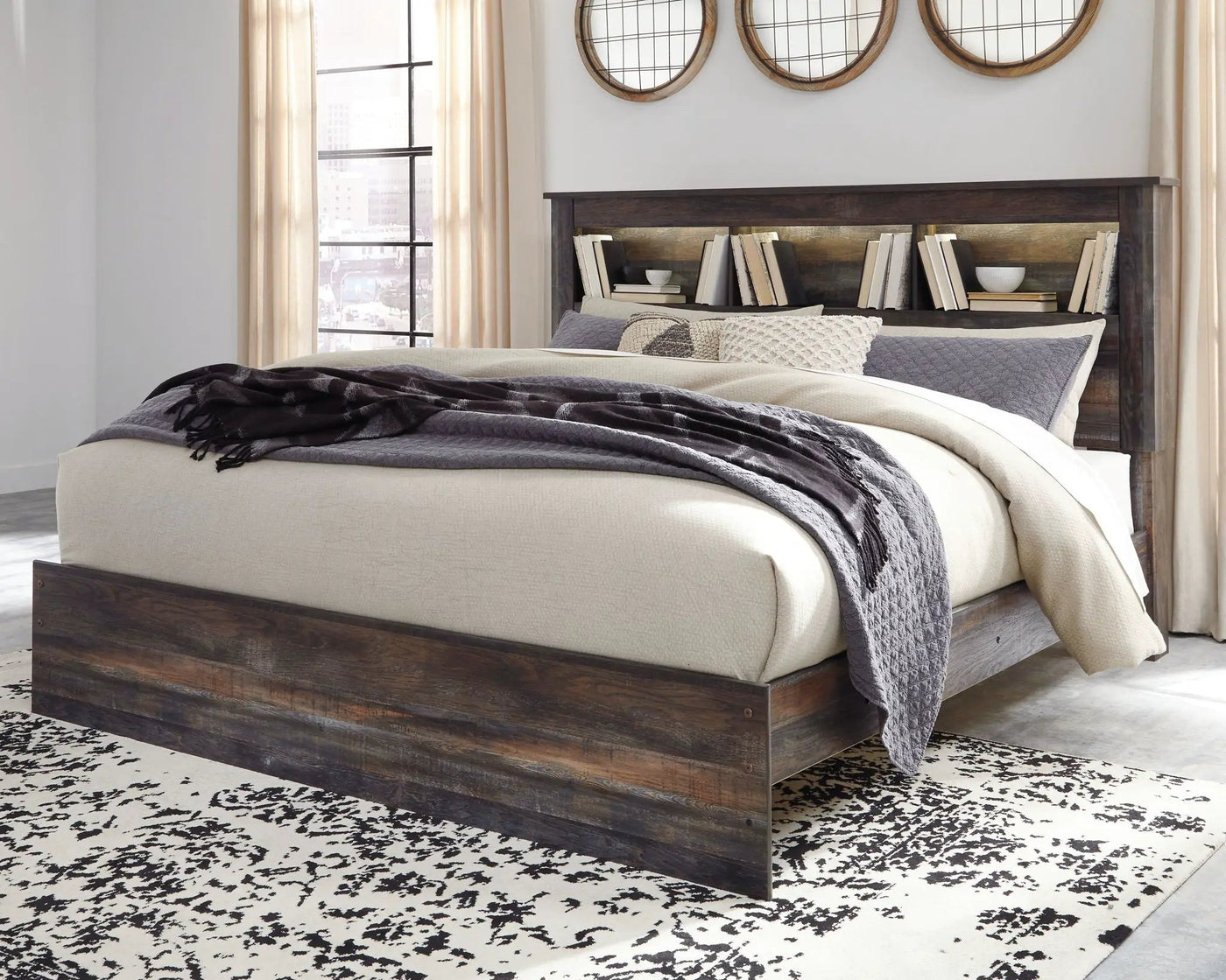 Drystan - Panel Bookcase Bed by Unique Piece Furniture