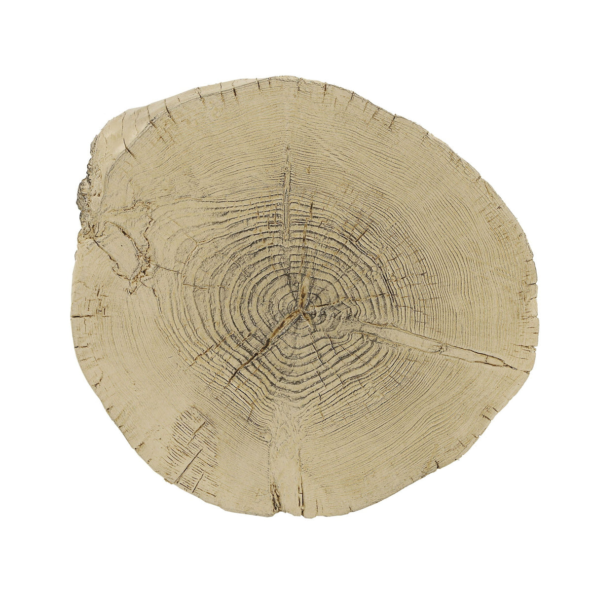 Brown Fiber Concrete Accent Table with Engineered Stone – Modern Rustic, photo 4 of 4