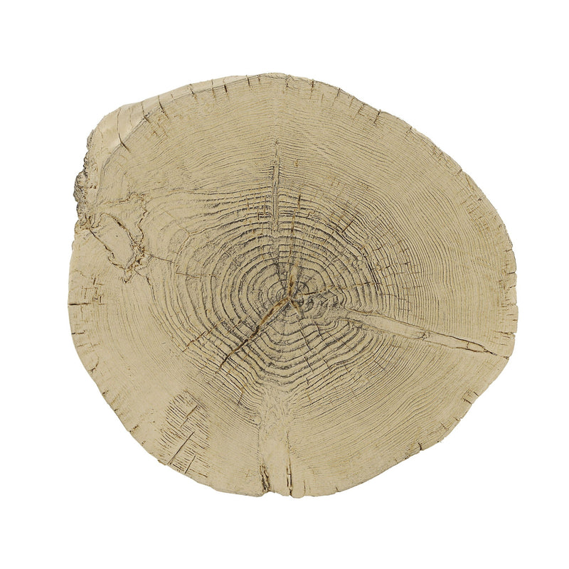 Brown Fiber Concrete Accent Table with Engineered Stone – Modern Rustic, photo 4 of 4