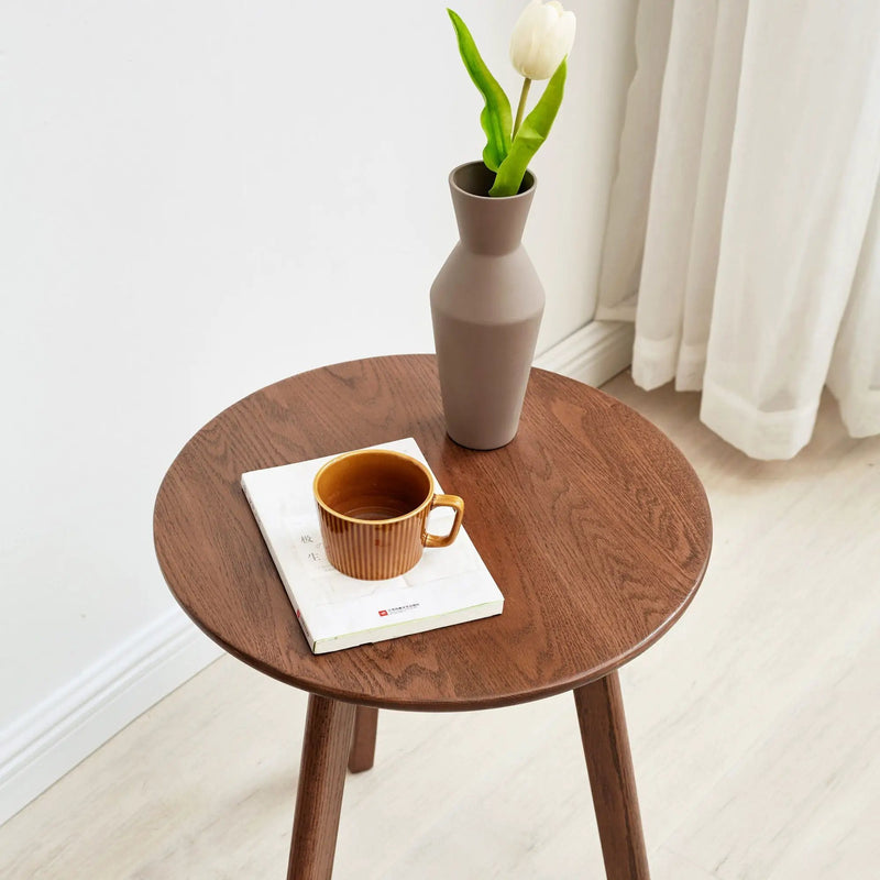 Round Small End Table, Side Table For Bedroom & Balcony by Unique Piece Furniture