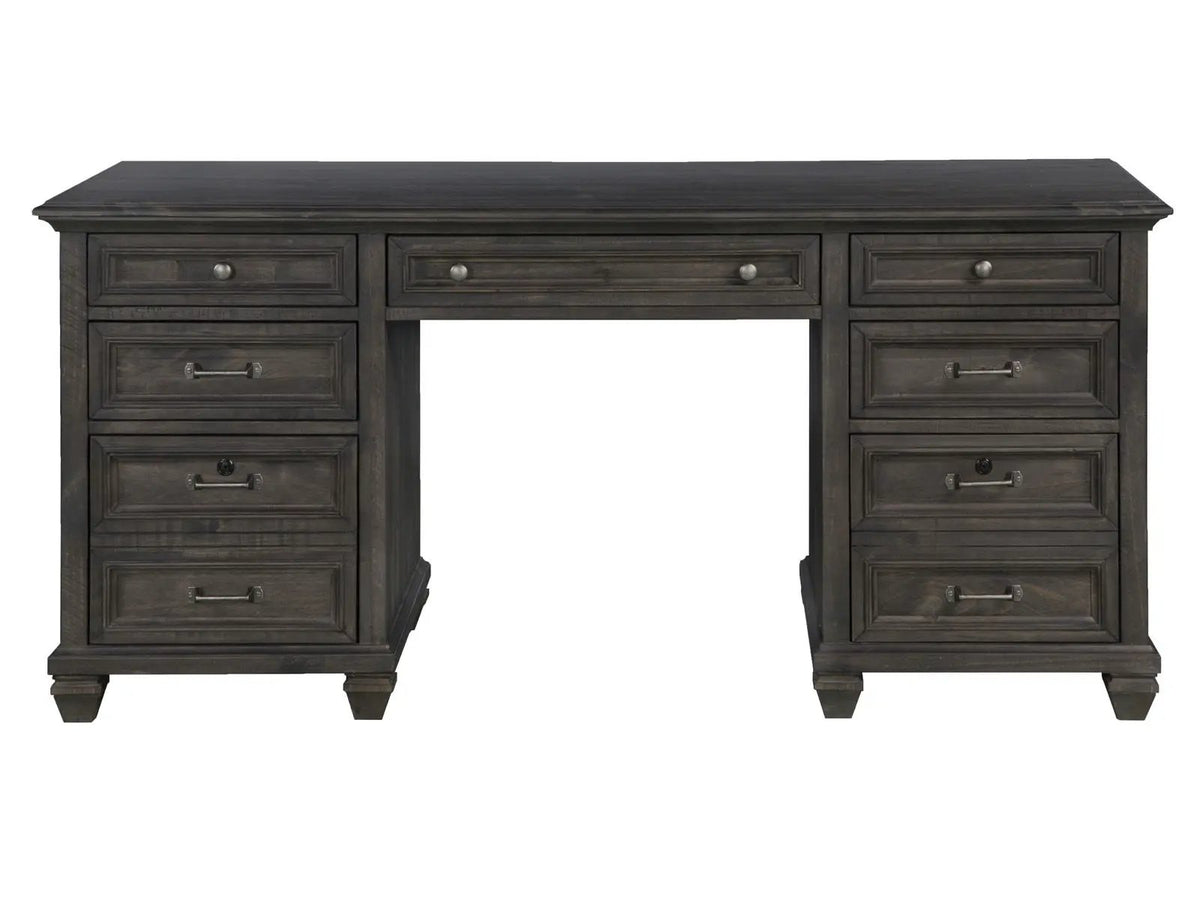 Sutton Place - Executive Desk - Weathered Charcoal, photo 6 of 6