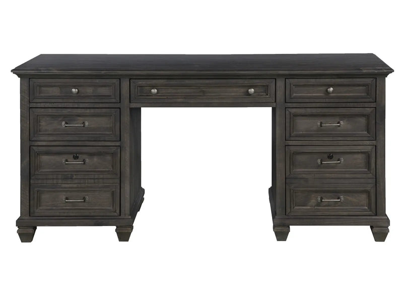 Sutton Place - Executive Desk - Weathered Charcoal, photo 6 of 6
