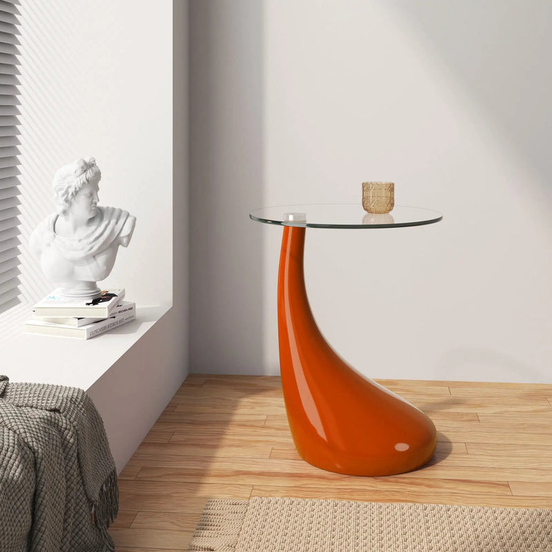 Lava - Accent Table With Curved Base by HouseOfZazla
