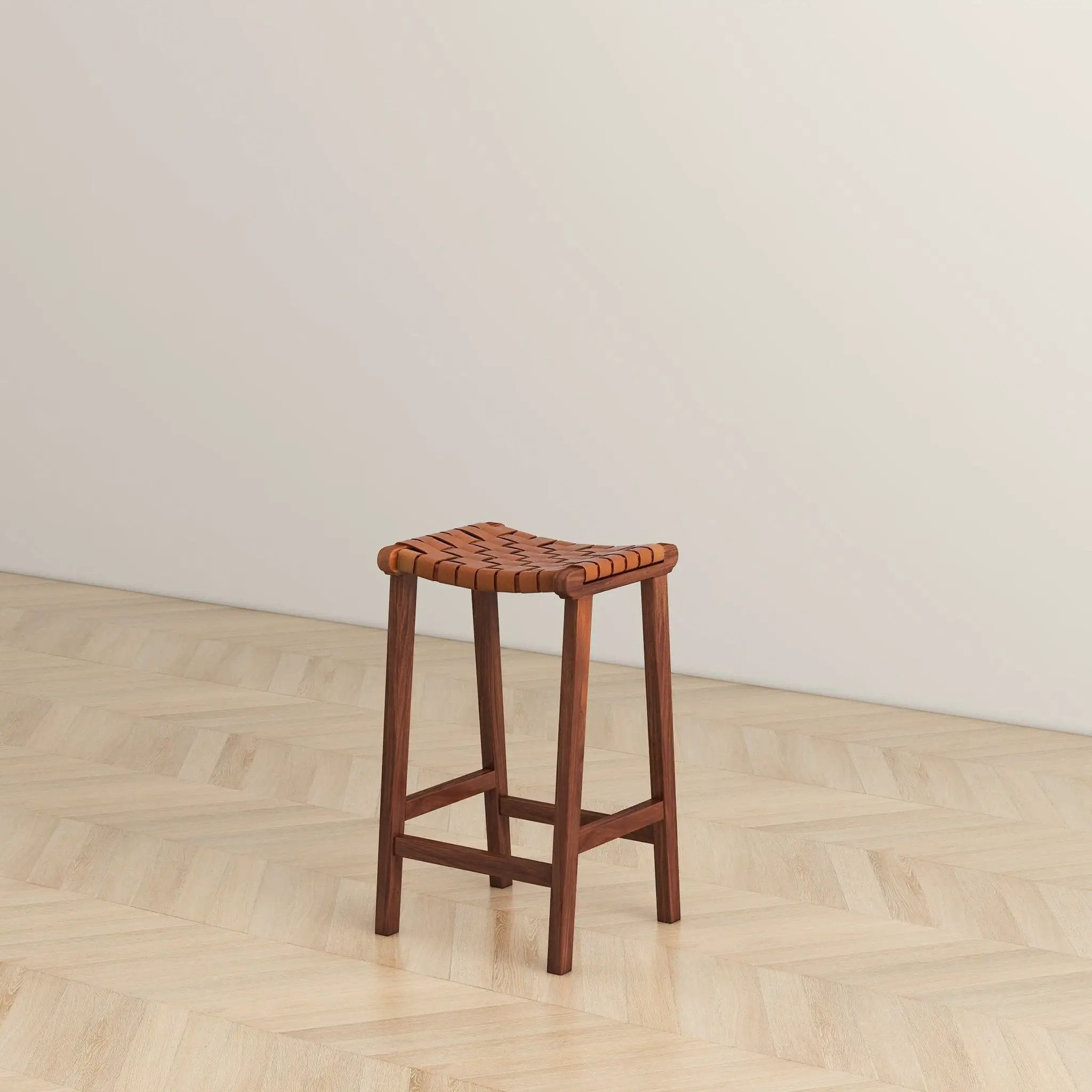 James - Mid-Century Modern Genuine Counter Stool by Unique Piece Furniture