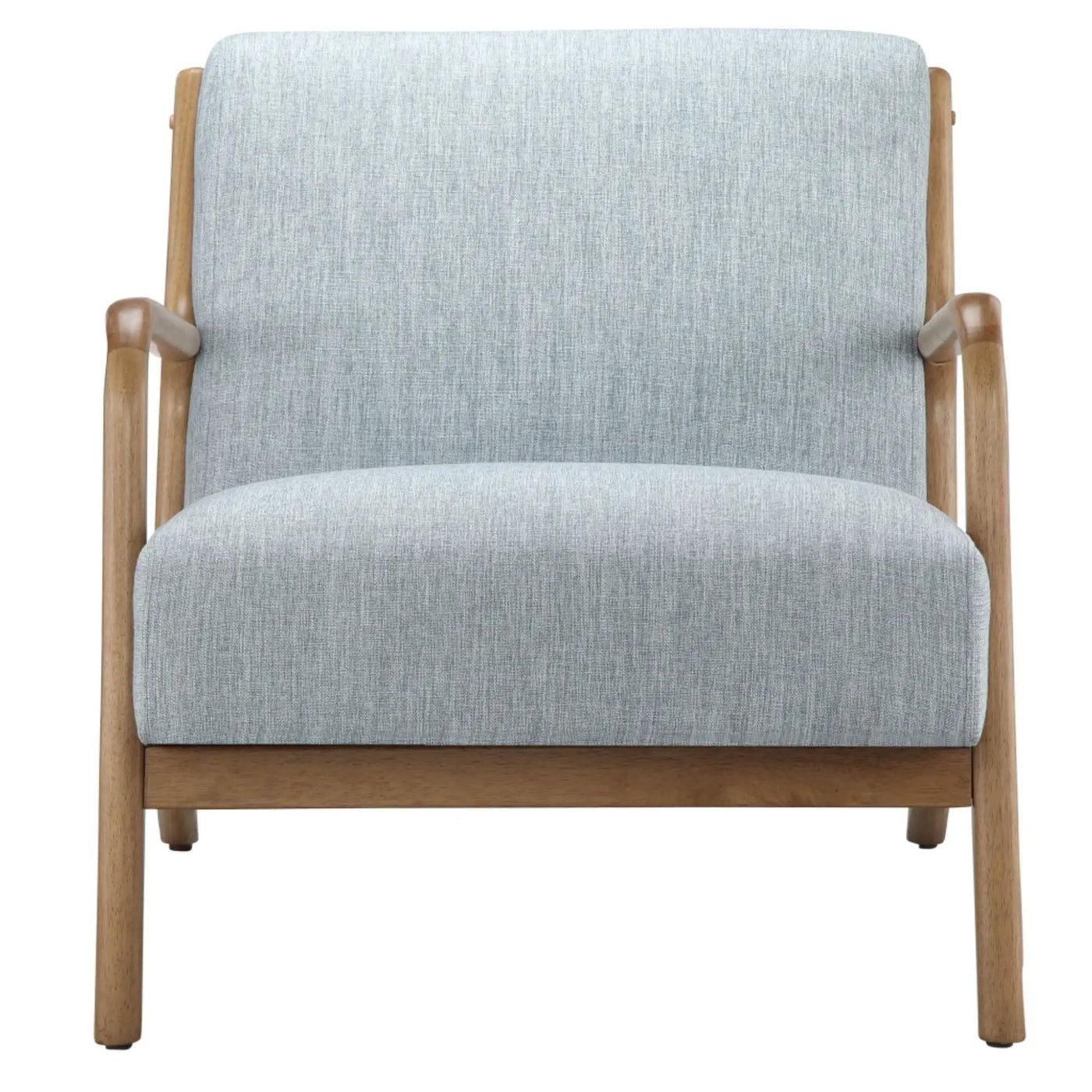 Mid-Century Style Lounge Chair With Upholstered Seat by HouseOfZazla