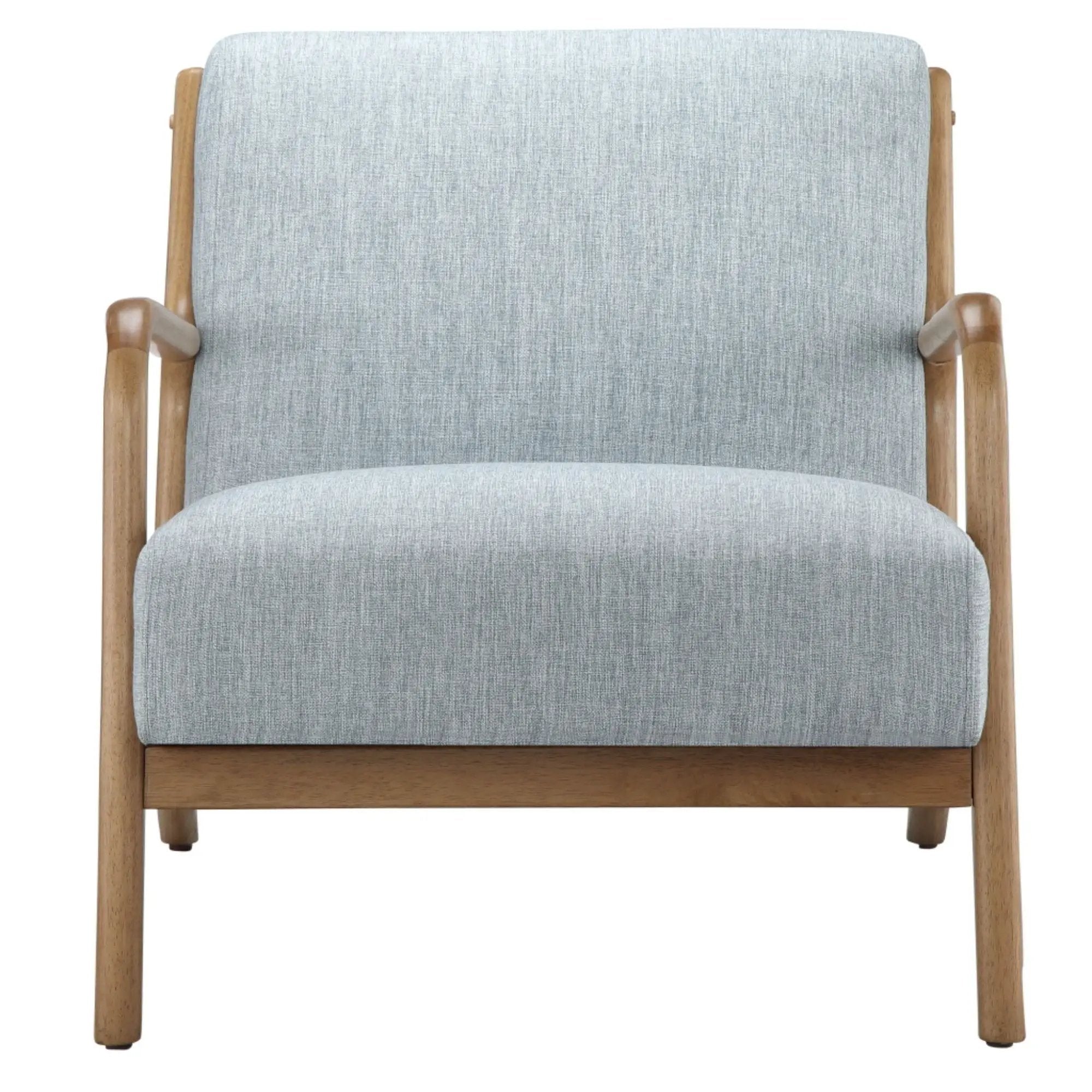 Mid-Century Style Lounge Chair With Upholstered Seat by HouseOfZazla
