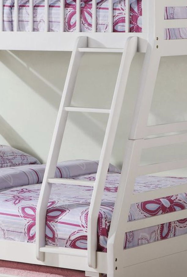 Jason Bunk Bed with Storage - Twin Over Full - White, Dark Gray, or Dark Brown, photo 10 of 12