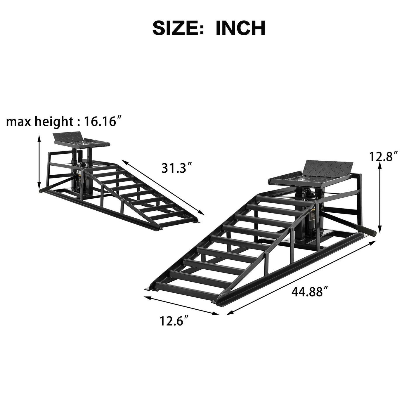 Suxidi - 5 Ton Auto Car Truck Service Ramps Lifts, Hydraulic Automotive Lift by HouseOfZazla