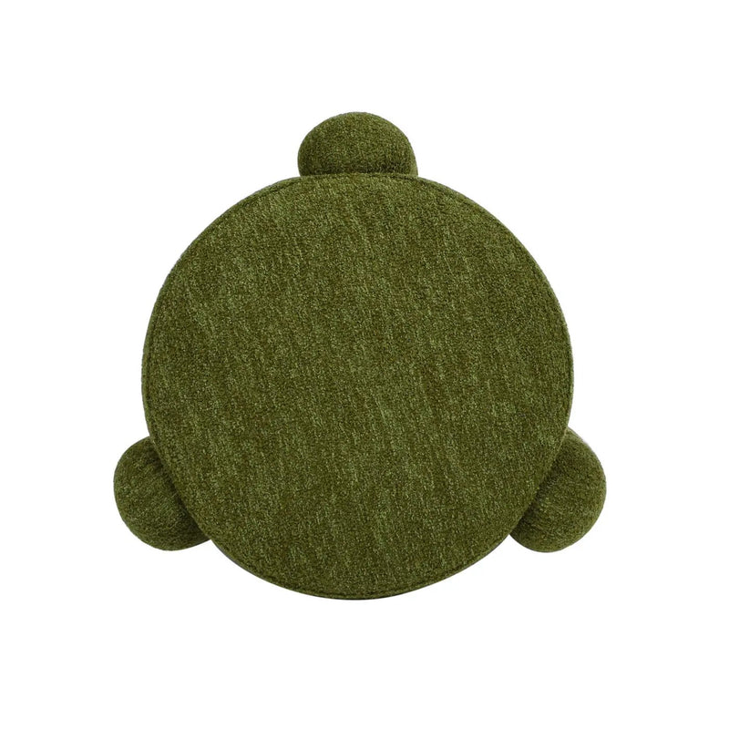 Hugo - Round Fully Upholstered Ottoman by HouseOfZazla