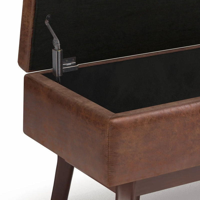 Owen - Upholstered Rectangular Storage Ottoman by HouseOfZazla