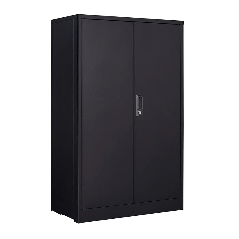 Metal Storage Cabinet With Locking Doors And Adjustable Shelf, Folding Filing Storage Cabinet, Folding Storage Locker Cabinet For Home Office, School, Garage by HouseOfZazla