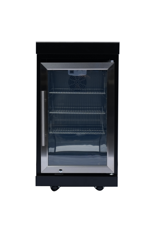 Deluxe Stainless Steel Outdoor Kitchen Barbecue Island Grill with Refrigerator - Stainless Steel, photo 3 of 3