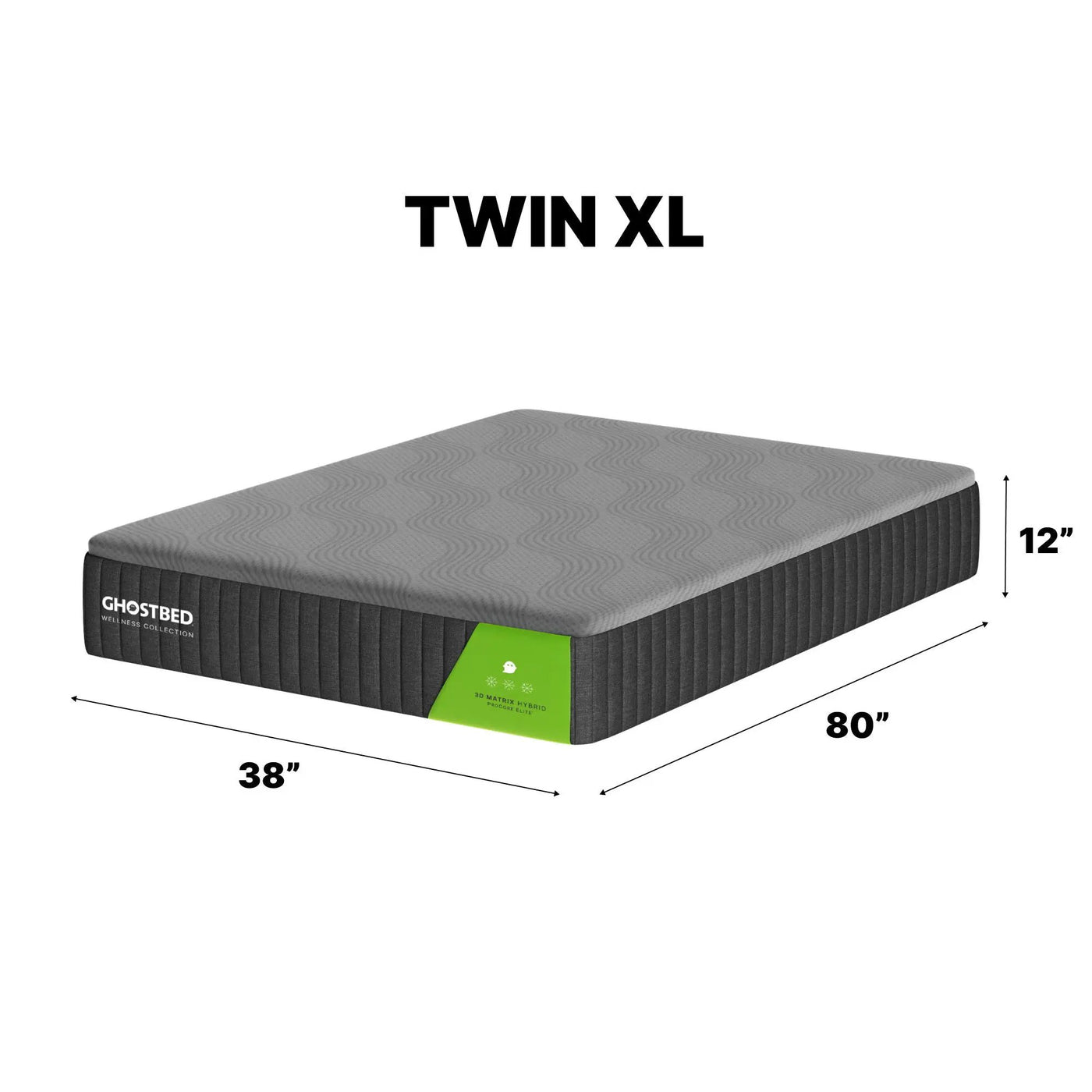 3D Matrix - 12" Hybrid Mattress, Medium Plush Feel by HouseOfZazla
