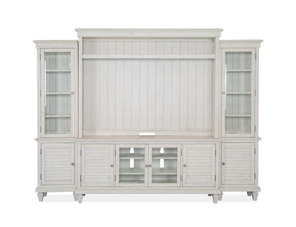 Newport - Wood Hutch - Alabaster