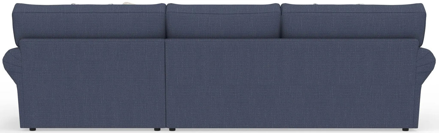 Cape May - Sofa Chaise With Comfort Coil Seating, 41" Cocktail Ottoman And 5 Accent Pillows Included by Unique Piece Furniture