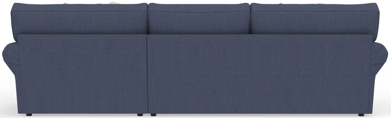 Cape May - Sofa Chaise With Comfort Coil Seating, 41" Cocktail Ottoman And 5 Accent Pillows Included by Unique Piece Furniture