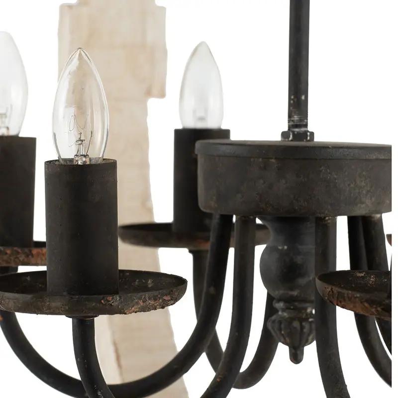 Chandelier, Hanging Light Fixture With Adjustable Chain For Kitchen, Bulb Not Included by HouseOfZazla