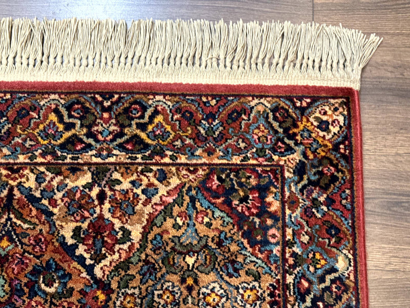 Karastan Rug 3x5 Multicolor Panel Kirman #717, Original 700 Series, Wool Pile, Discontinued by Jewel Rugs